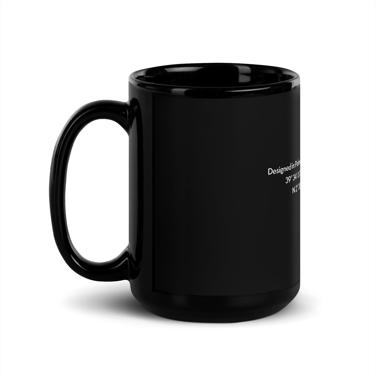 58.92 E - Schwarze glänzende Tasse