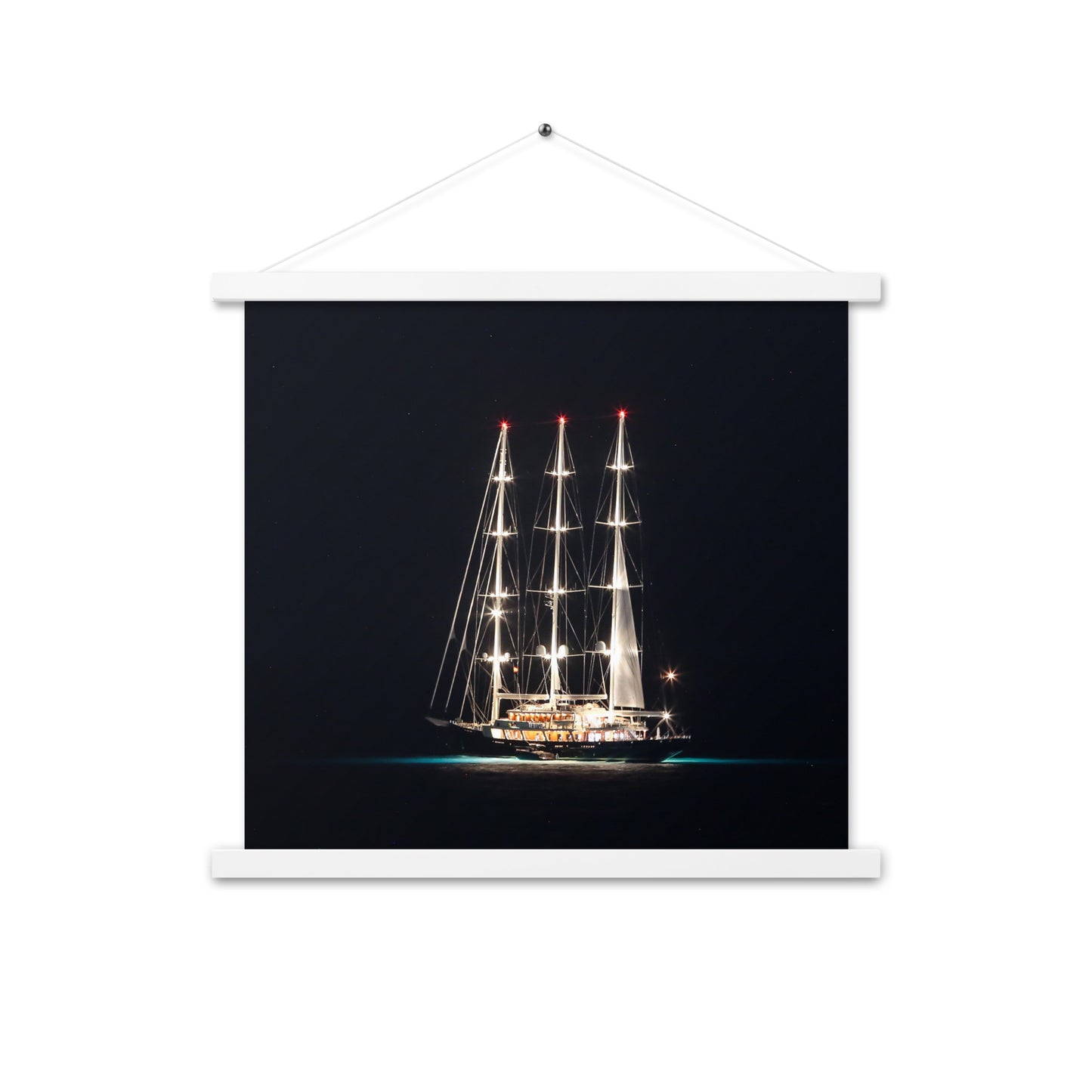 Segelschiff an der Playa de Palma - Poster mit Aufhängern