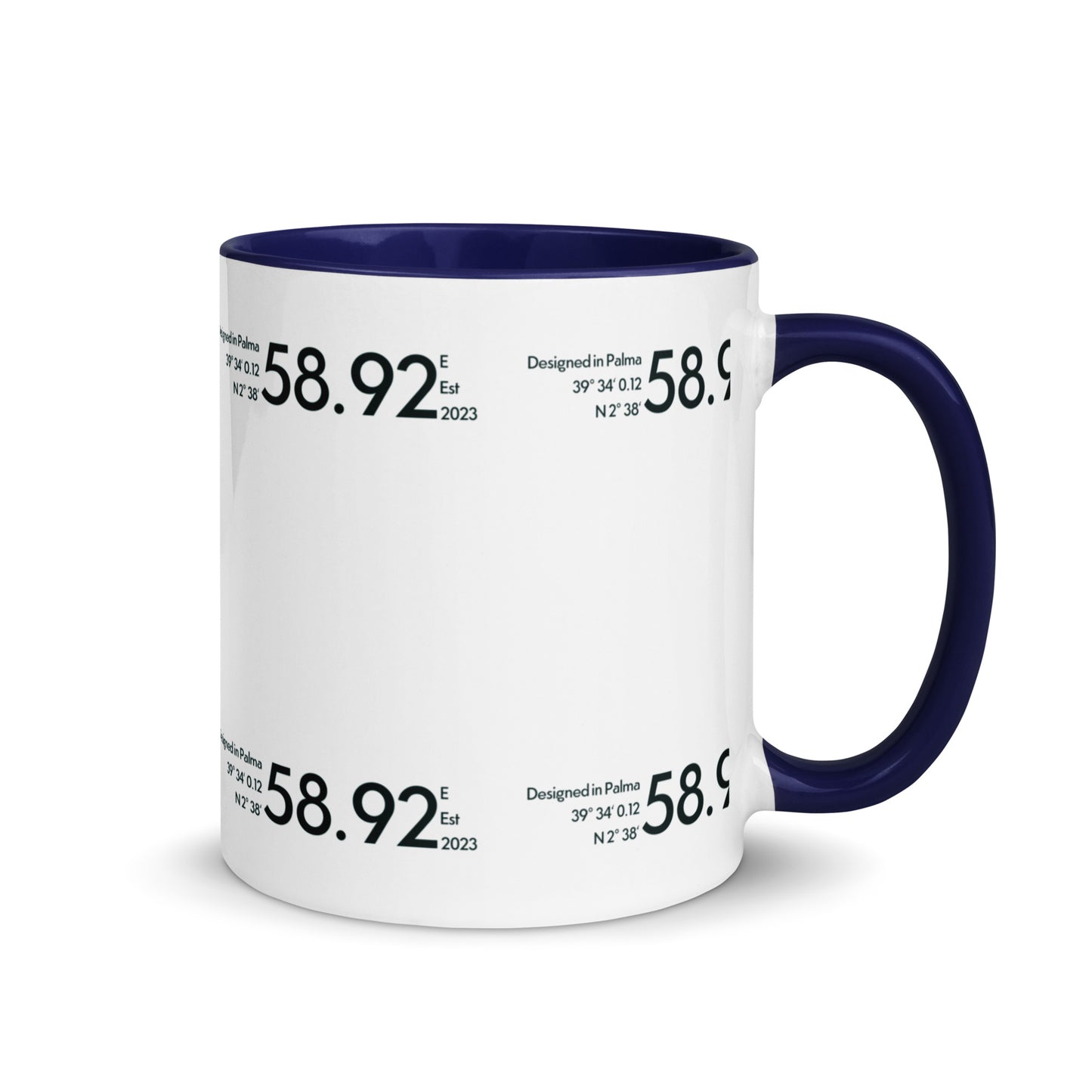 58.92 E - Tasse mit farbiger Innenseite