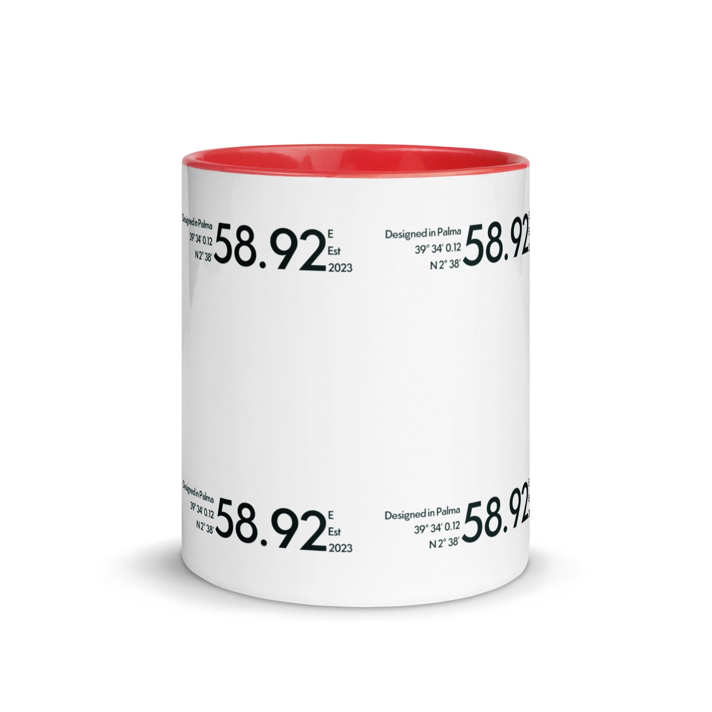 58.92 E - Tasse mit farbiger Innenseite