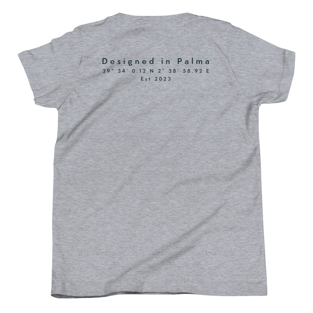 Insel Koordinaten - Kurzärmeliges T-Shirt für Kinder