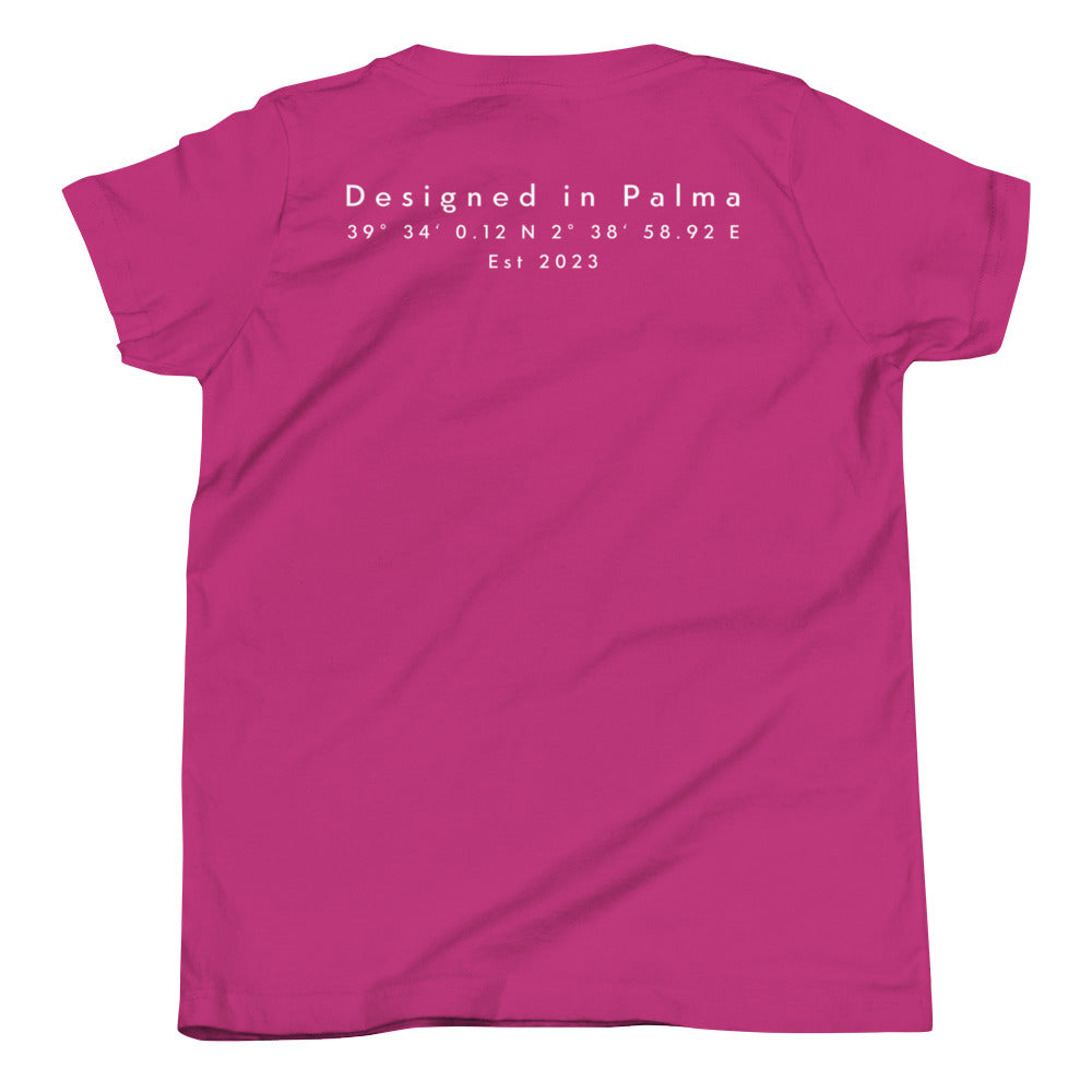 Insel Koordinaten - Kurzärmeliges T-Shirt für Kinder