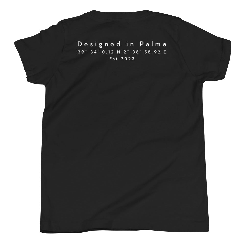 Insel Koordinaten - Kurzärmeliges T-Shirt für Kinder