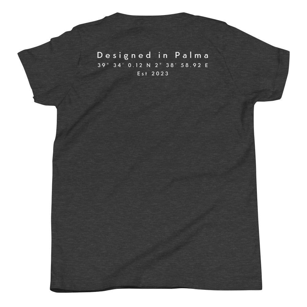 Insel Koordinaten - Kurzärmeliges T-Shirt für Kinder