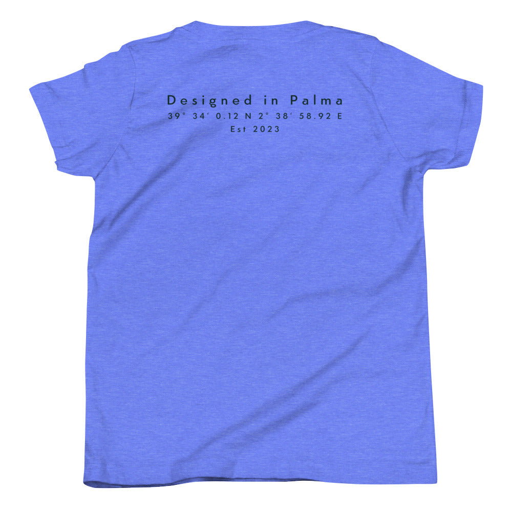 Insel Koordinaten - Kurzärmeliges T-Shirt für Kinder