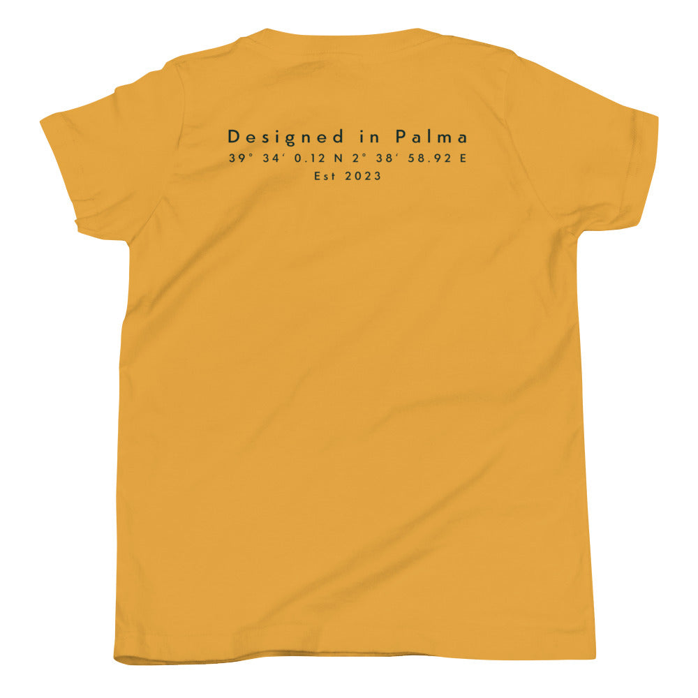 Insel Koordinaten - Kurzärmeliges T-Shirt für Kinder