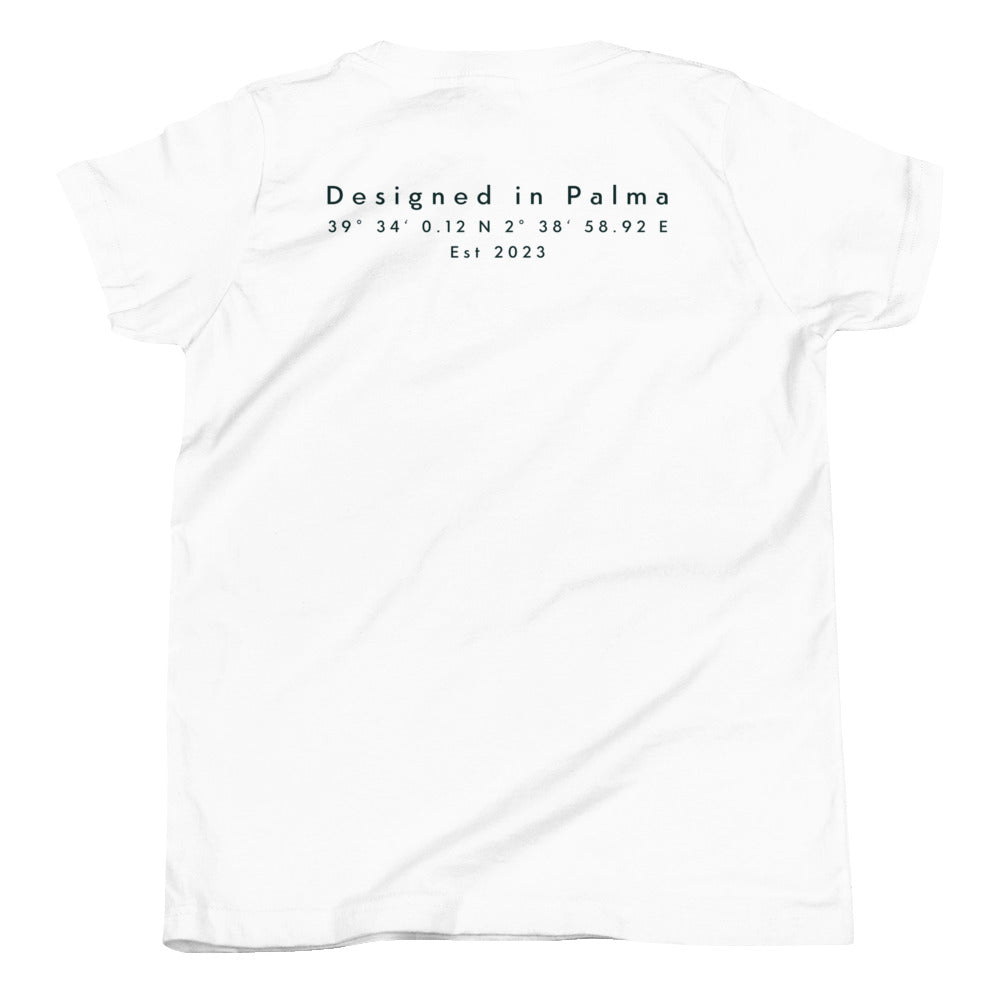 Insel Koordinaten - Kurzärmeliges T-Shirt für Kinder