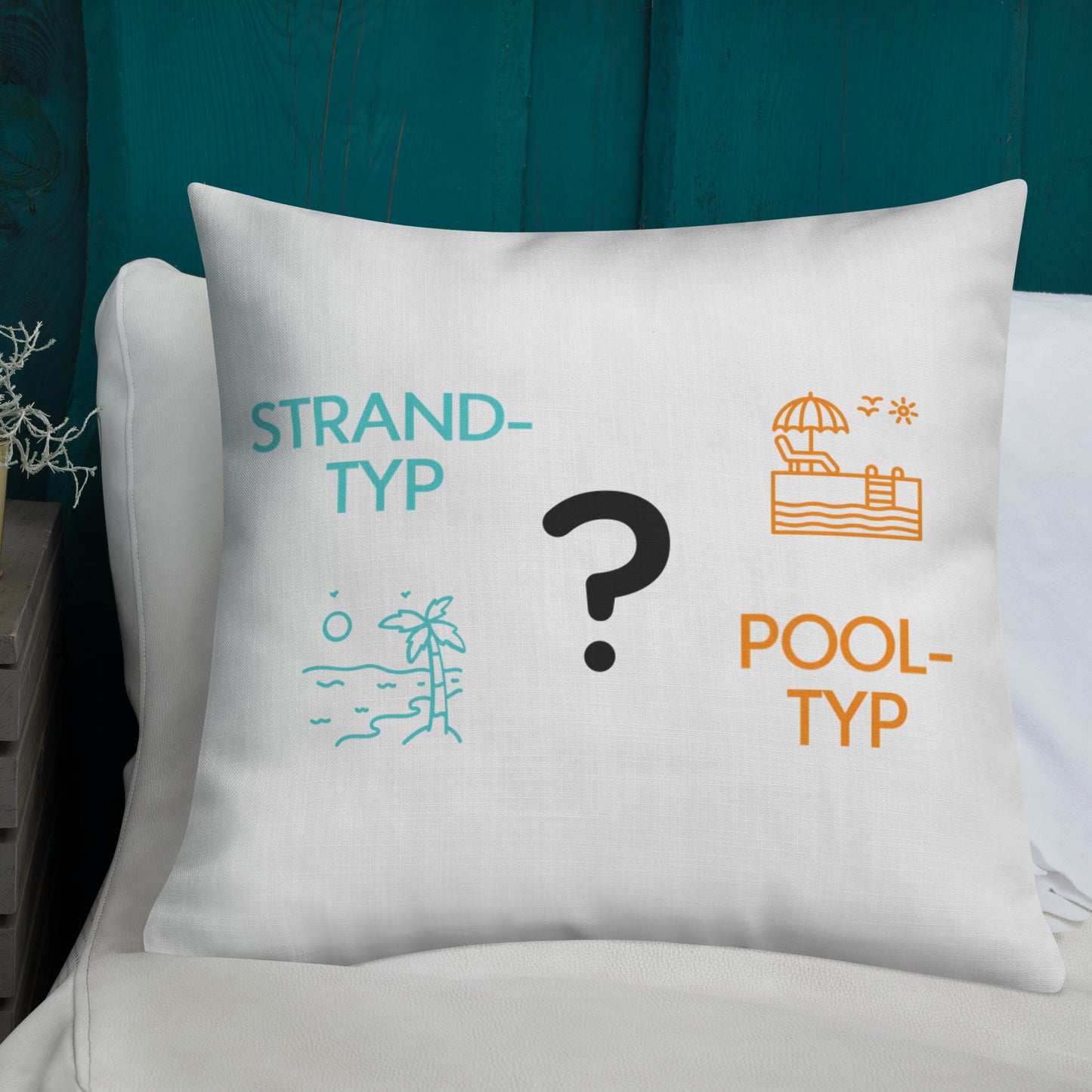 Strand oder Pool - Typ Premium-Kissen