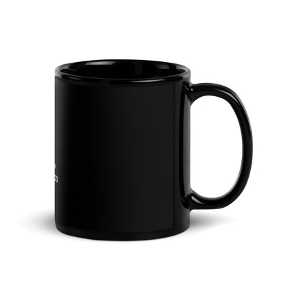 58.92 E - Schwarze glänzende Tasse