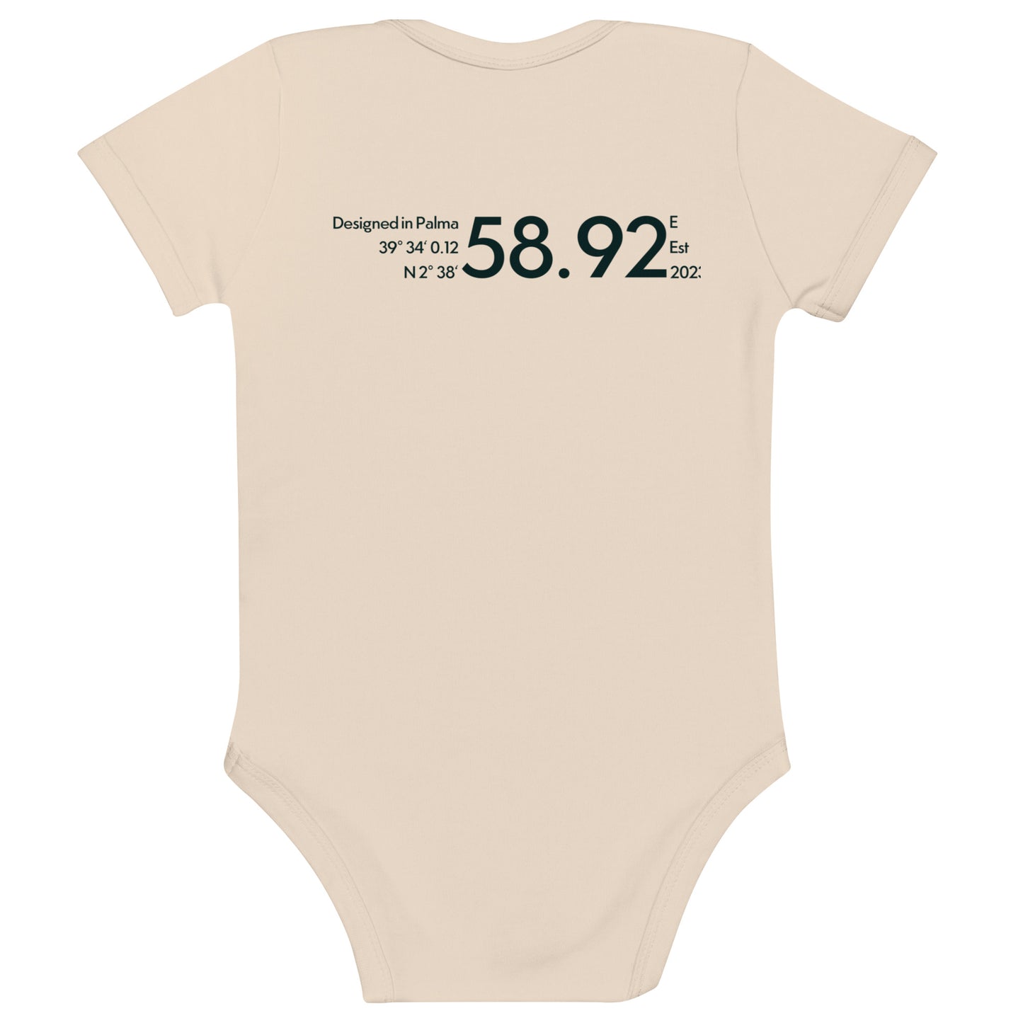58.92 E - Babystrampler aus Bio-Baumwolle