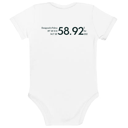 58.92 E - Babystrampler aus Bio-Baumwolle