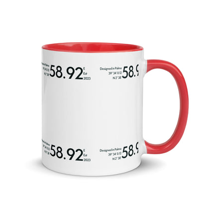 58.92 E - Tasse mit farbiger Innenseite