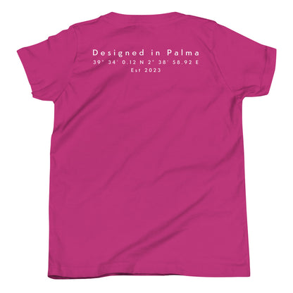 Insel Koordinaten - Kurzärmeliges T-Shirt für Kinder