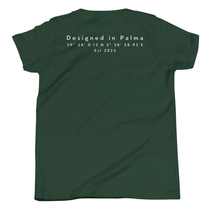 Insel Koordinaten - Kurzärmeliges T-Shirt für Kinder