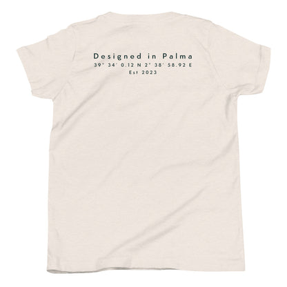 Insel Koordinaten - Kurzärmeliges T-Shirt für Kinder