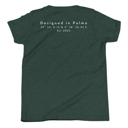 Insel Koordinaten - Kurzärmeliges T-Shirt für Kinder