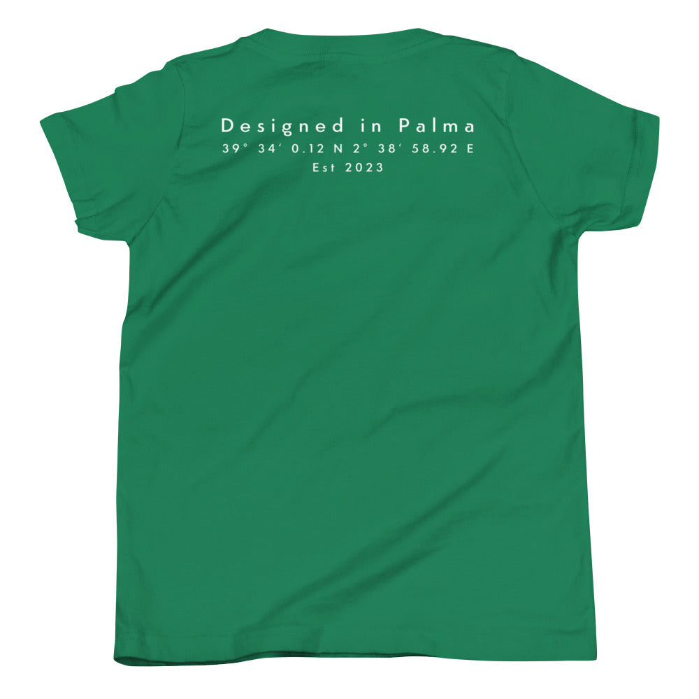 Insel Koordinaten - Kurzärmeliges T-Shirt für Kinder