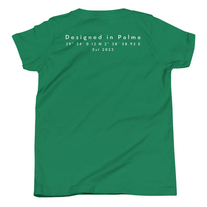 Insel Koordinaten - Kurzärmeliges T-Shirt für Kinder