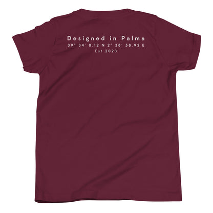 Insel Koordinaten - Kurzärmeliges T-Shirt für Kinder