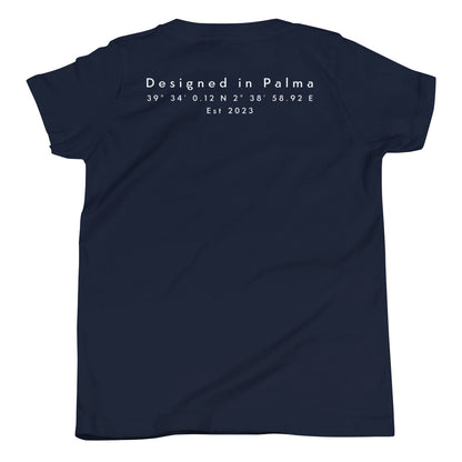 Insel Koordinaten - Kurzärmeliges T-Shirt für Kinder
