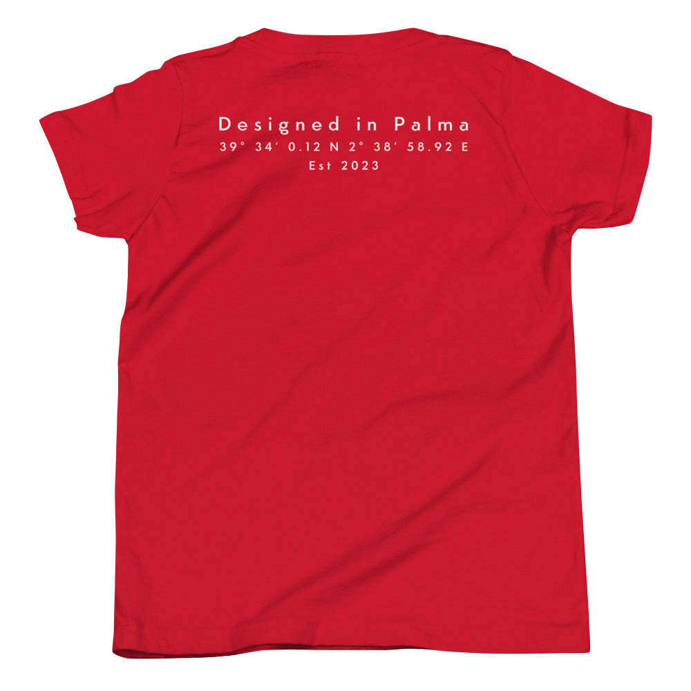 Insel Koordinaten - Kurzärmeliges T-Shirt für Kinder