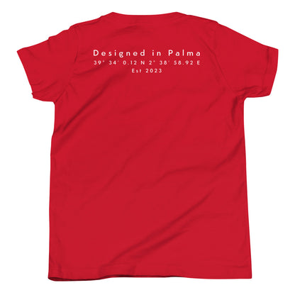 Insel Koordinaten - Kurzärmeliges T-Shirt für Kinder