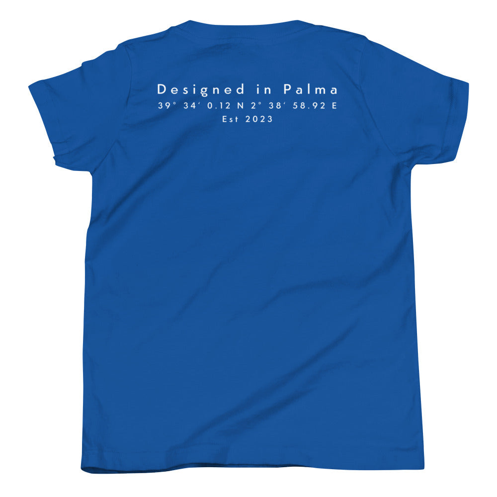 Insel Koordinaten - Kurzärmeliges T-Shirt für Kinder