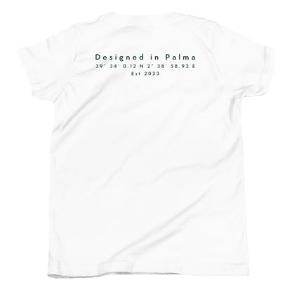 Insel Koordinaten - Kurzärmeliges T-Shirt für Kinder